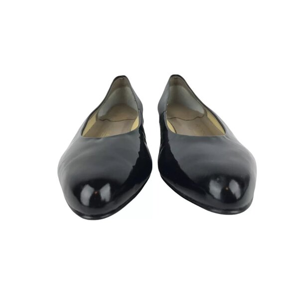 Florsheim Womens Comfortech Black Pointed‎ Toe Block Pump Heel Size US 7.5 N - Picture 3 of 10
